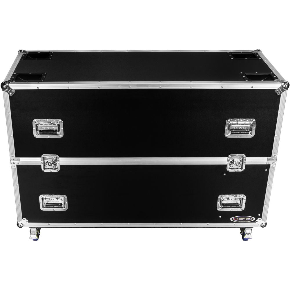 Odyssey FZ2FSM50W Dual Flat-Screen Monitor Case with Casters - 50” to 58”
