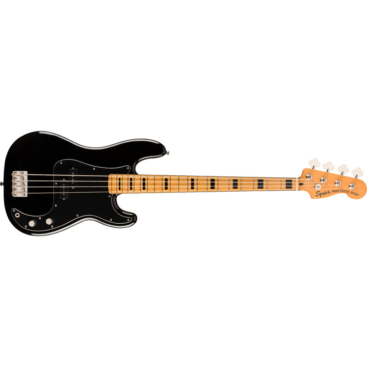 Squier Classic Vibe '70s Precision Bass Maple Fingerboard Electric Bass Guitar (Black)