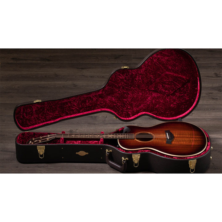 Taylor Guitars K26ce, Hawaiian Koa Top, Hawaiian Koa Back and Sides, Ebony Fretboard, Expression System ® 2 Electronics with Deluxe Hardshell Case