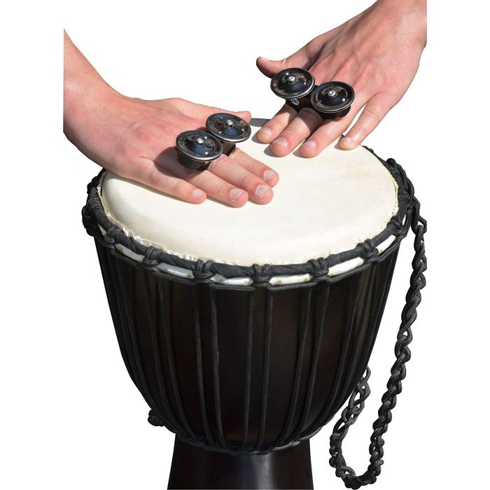 Meinl FJS1S-BK- Meinl Finger Jingle Steel Jingle Shaker