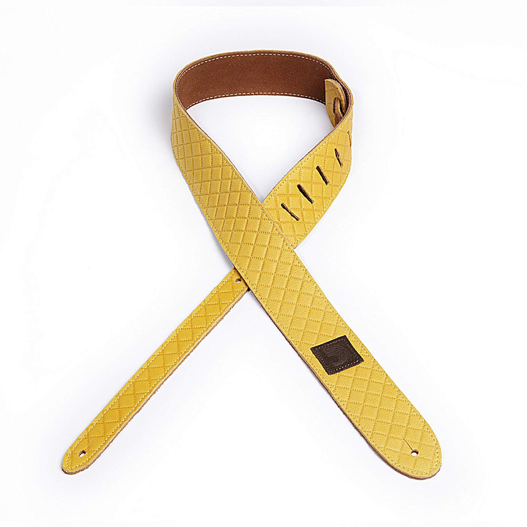 D'Addario 20LE02 - >2.0 LTH EMBOSSED-YELLOW SQUARE