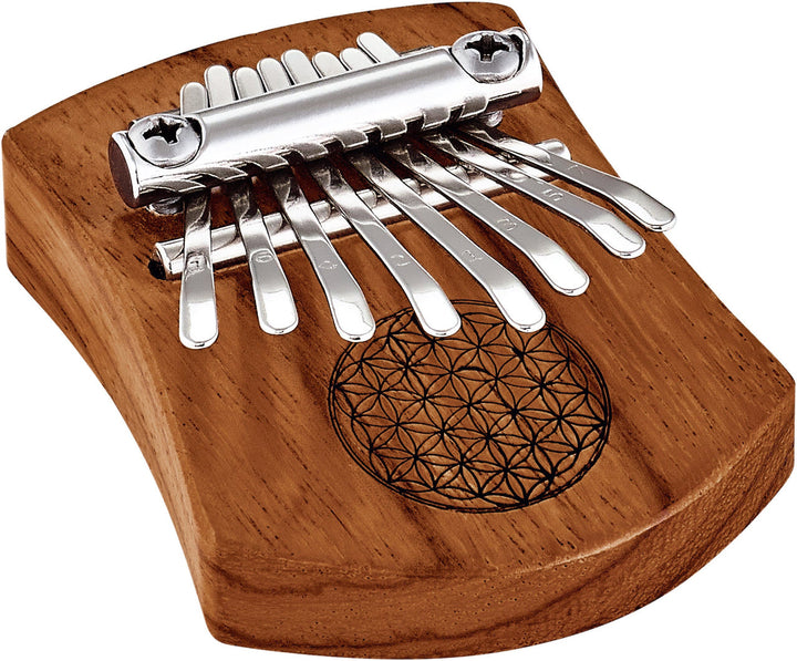 Meinl KL801TOL- Meinl Sonic Energy Mini Kalimba, 8 Note, Black Walnut, Tree of Life
