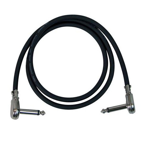 On-Stage PC536B Patch Cable w/ Pancake Connectors 3‚Äô Black