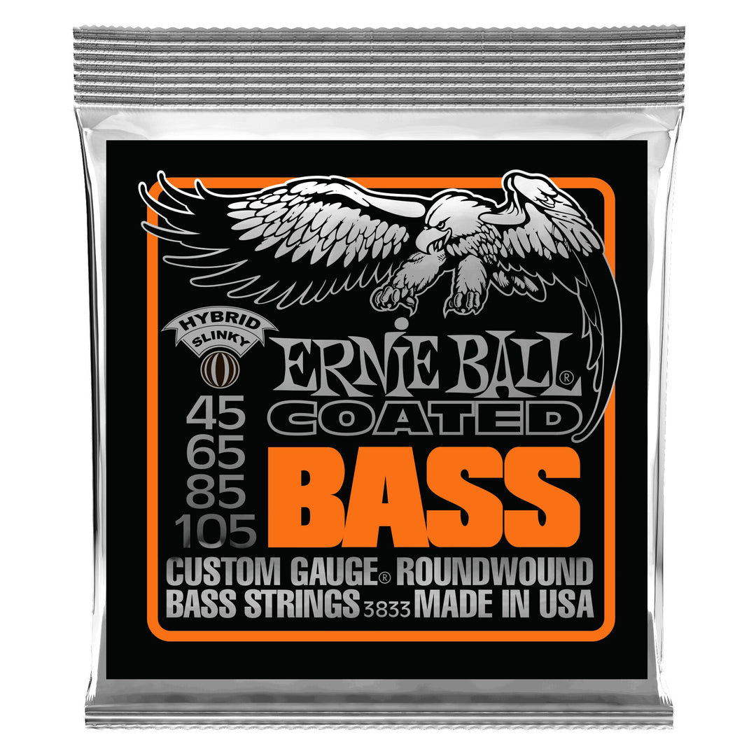 Ernie Ball 3833EB COATED BASS HYBR SLINKY 45-105