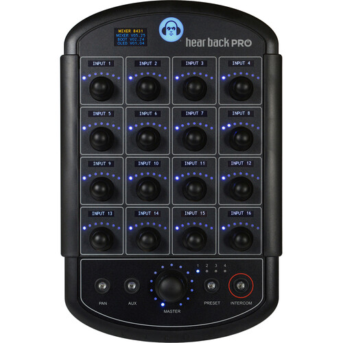 Hear Technologies PROHBMDO Hear Back PRO Personal Monitor Mixer with PRO Digital Overlay