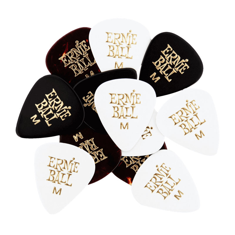 Ernie Ball Guitar Picks (Bag of 12) - Assorted Medium