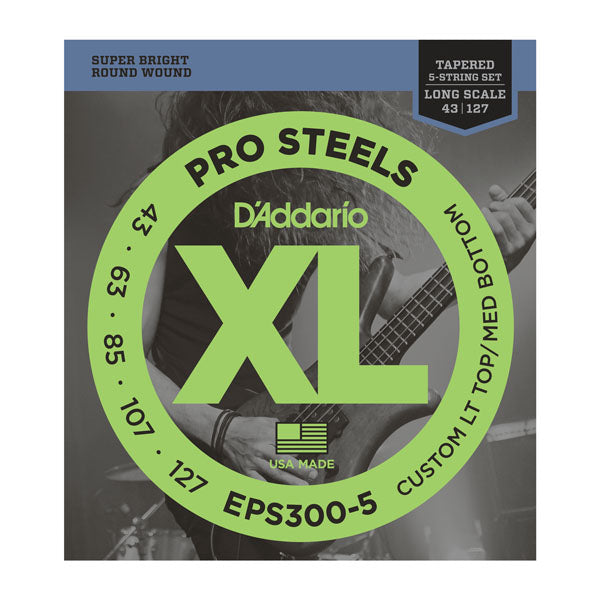 D'Addario EPS300-5 - SET BASS PROST 43-127 5STR TPR