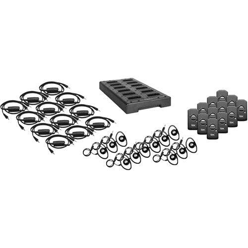 Listen Technologies LP-51-072-01 - Advanced Intelligent DSP RF Receiver 12-Pack (72 MHz) - Music City Canada