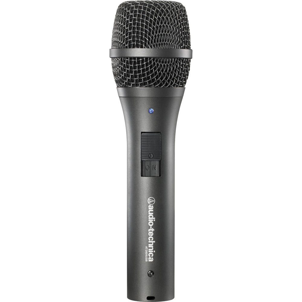 Audio-Technica AT2005USB Dynamic Handheld Microphone w/ USB and XLR Outputs