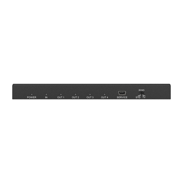 BZBGEAR - 4-Port 4K 60Hz HDMI Splitter Support HDMI 2.0b, HDCP 2.2, HDR & 3D