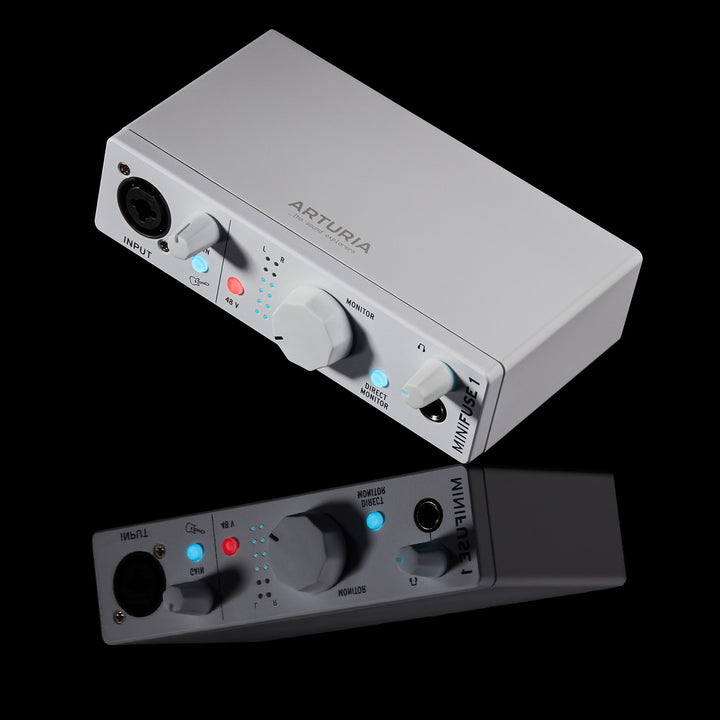 Arturia MiniFuse 1 Portable 1-Channel USB Audio Interface - White