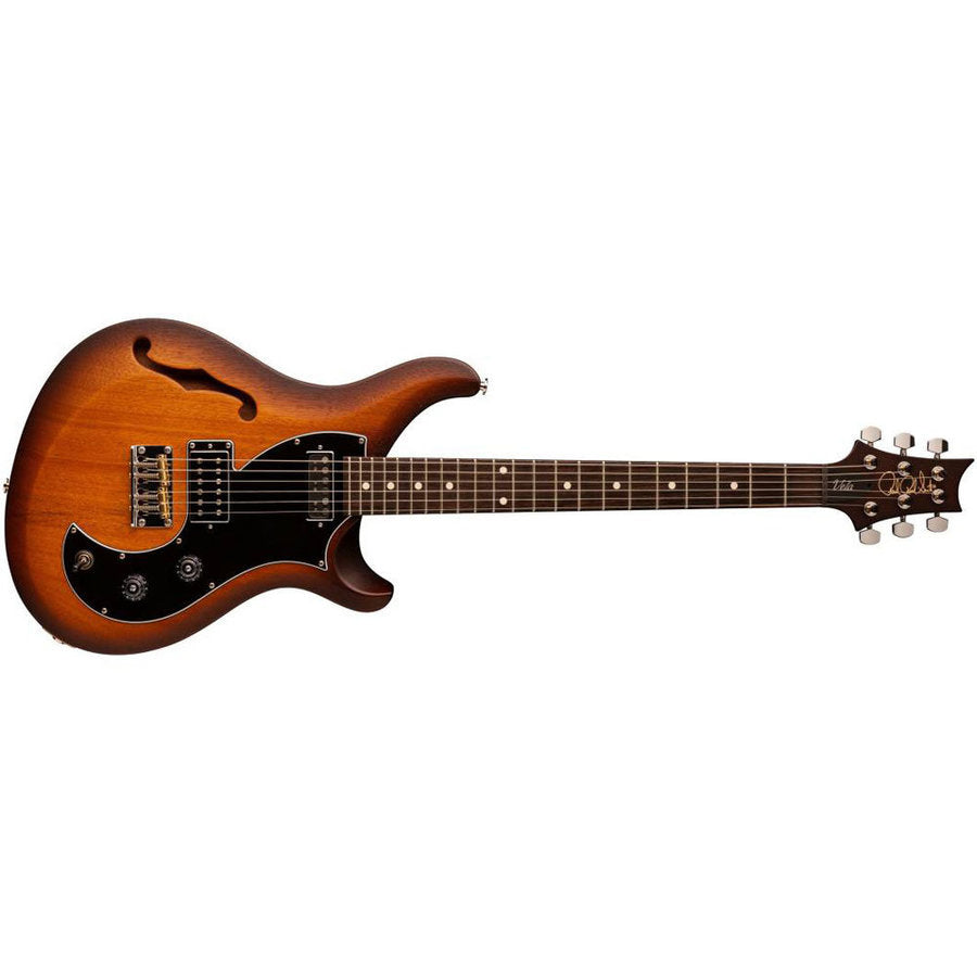 ギター PRS S2 vela tabaco PRS S2 Vela Semi-Hollow Satin Electric Guitar (McCarty Tobacco