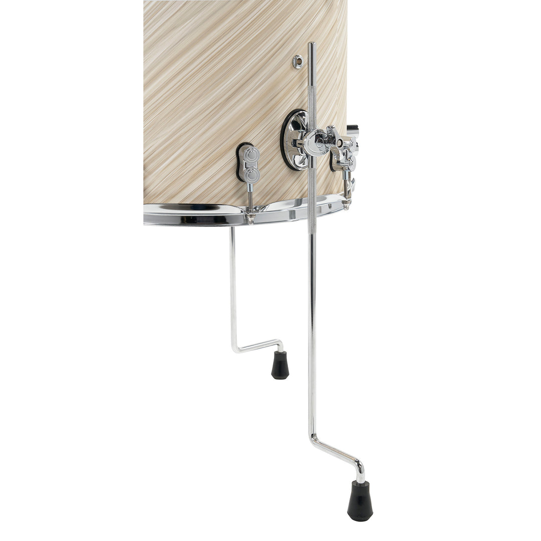 PDP Concept Maple Finish Ply CM Bop Kit Shell Pack w/ Chrome Hardware (14x18 w/ BDM, 8x12, 14x14FT) - Twisted Ivory