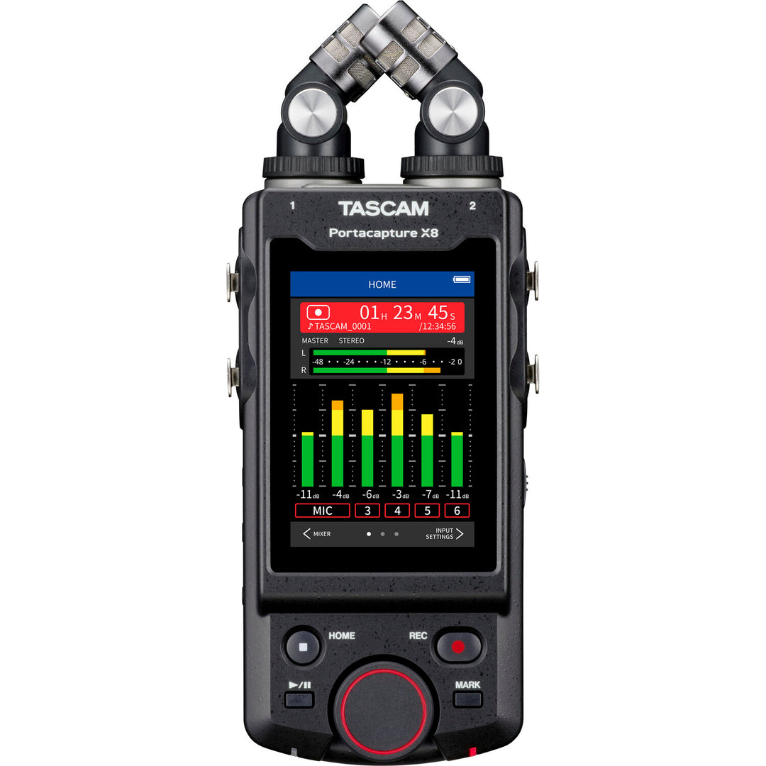 Tascam Portacapture X8 6-Input / 6-Track Handheld Adaptive Multitrack Recorder
