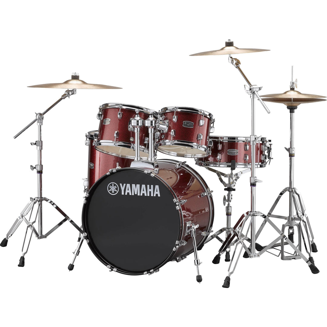 Yamaha RYDEEN 5-Piece 20” Bass Drum Kit w/ Hardware - Burgundy Glitter