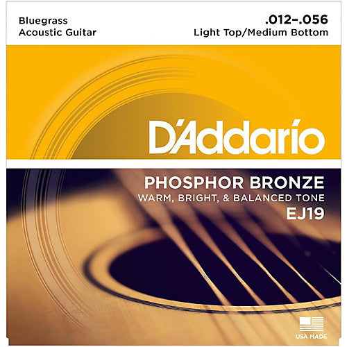 D'Addario EJ19 - SET ACOUS PHOS BRZ BLUEGRASS