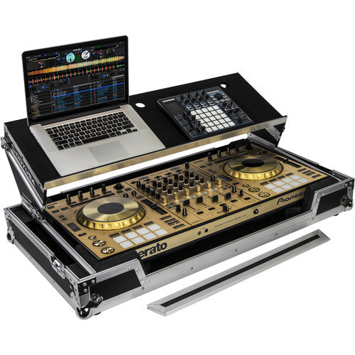 Odyssey Flight Zone GSA Glide-Style Case for Pioneer DDJ-RZ / SZ / SZ2 Controllers (Silver and Black)