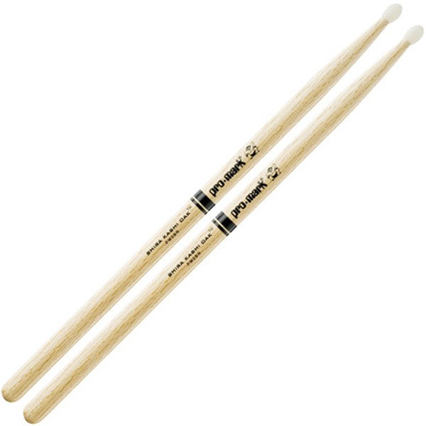 Promark PW2BN-Promark Shira Kashi Oak 2B Nylon Tip Drumsticks