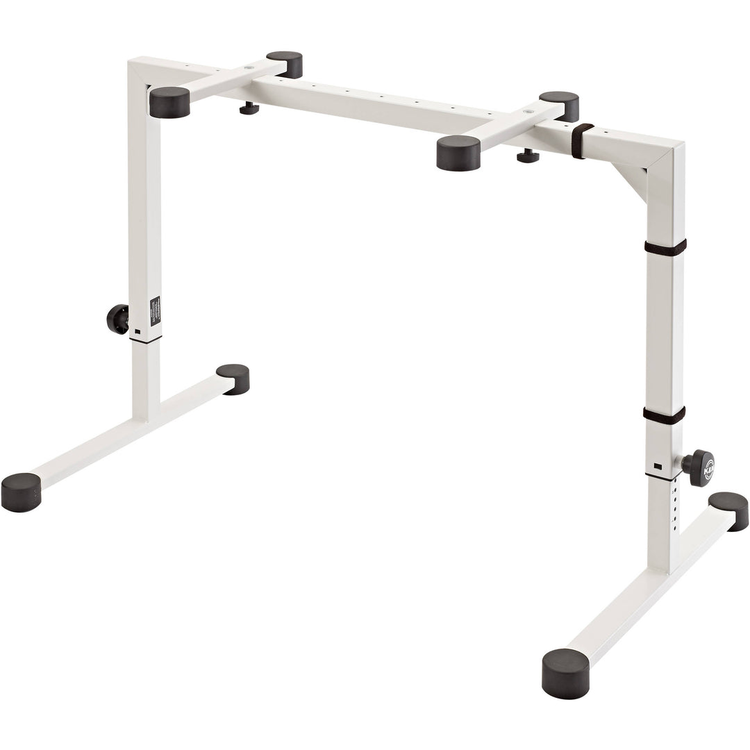 K&M 18810 Table-Style Keyboard Stand - Omega (White)