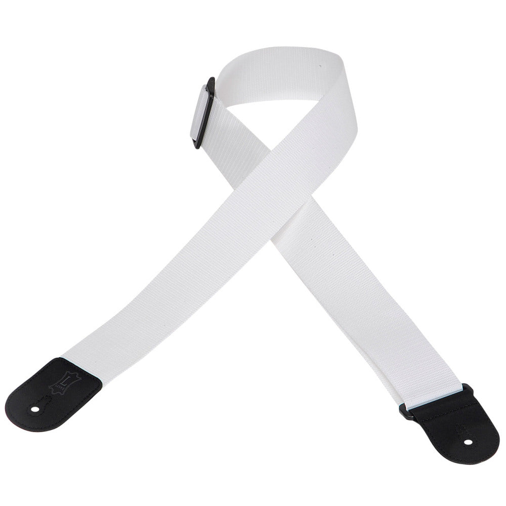 Levy's M8POLY-WHT Polypropylene Guitar Straps