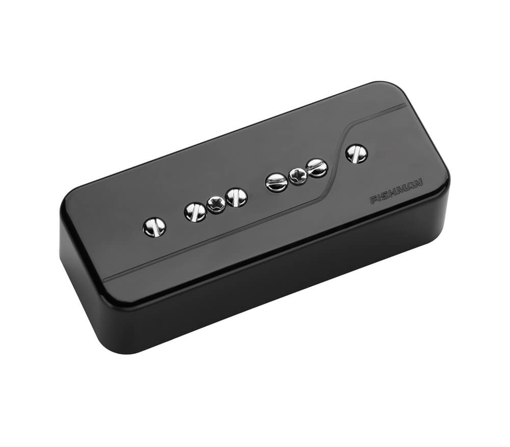 Fishman PRF-P9S-BB1 Fluence Signature Series Greg Koch Gristle-Tone P90 Bridge Pickup - Black