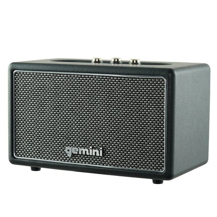 Gemini GTR-200 Portable Retro Battery-Powered Bluetooth Speaker & Guitar Amplifier