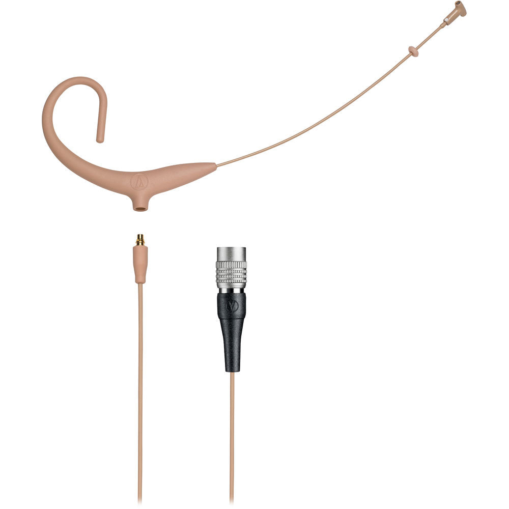 Audio-Technica BP894x MicroSet Cardioid Condenser Headworn Microphone - cW Connector (Beige)