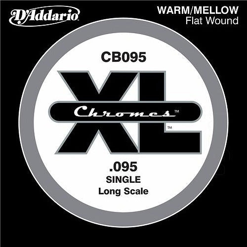 D'Addario CB095 - SINGLE  BASS CHROMES 095 LONG