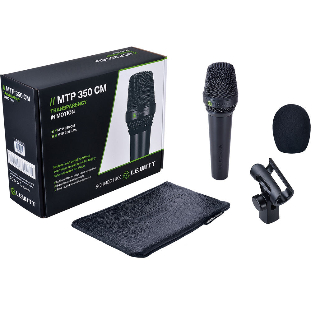 Lewitt MTP 350 CM Handheld Condenser Vocal Microphone w/ Switch