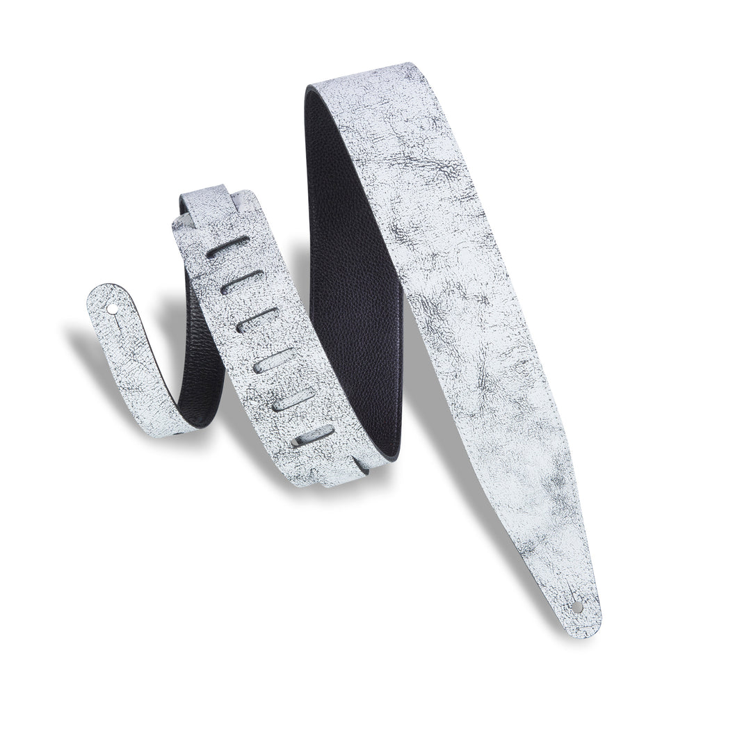Levy's MG317BOG-WHT Garment Leather Guitar Straps