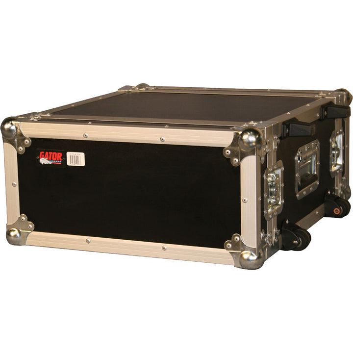 Gator G-Tour 4UW 4 Space 19'' Flight Rack w/ Wheels & Retractable Handle