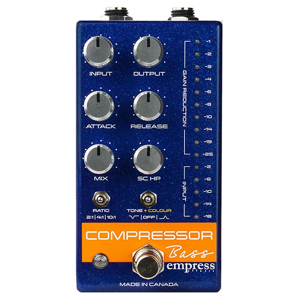 Empress Effects Bass Compressor Guitar Pedal