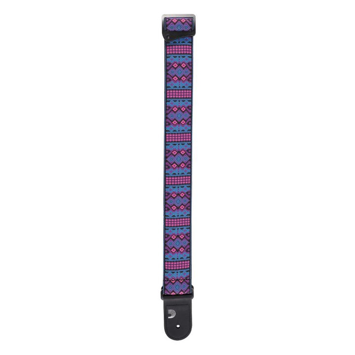 D'Addario Eco-Comfort Strap Line Extensions 50MM REC WVN OUTRUN, AZTEC