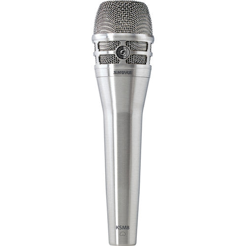 Shure KSM8 Dualdyne Cardioid Dynamic Vocal Microphone for Studio Recording Nickel