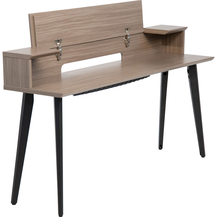 Gator Elite Furniture Series 88-Note Keyboard Table - Driftwood Gray
