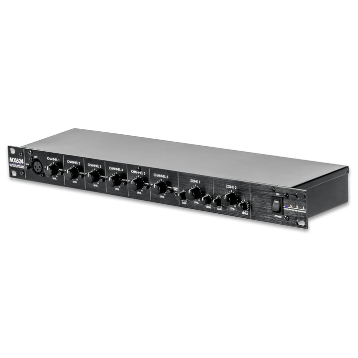 ART 6CH 2 ZONE STEREO MIXER