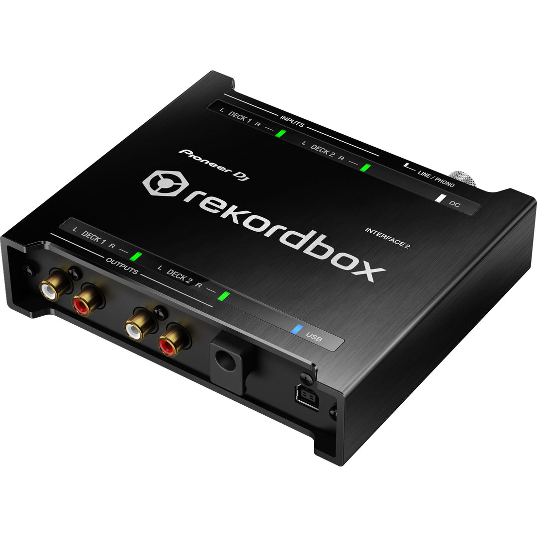 Pioneer DJ INTERFACE 2 Audio Interface with rekordbox DJ and DVS