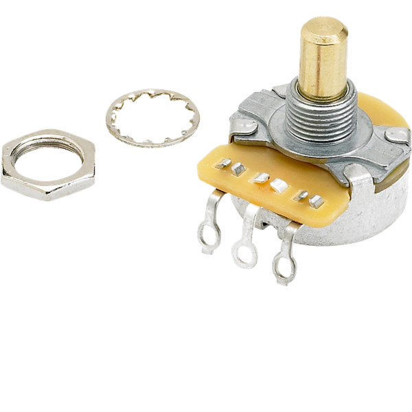 Fender Pure Vintage 250K Solid Shaft Potentiometer (Volume or Tone) -