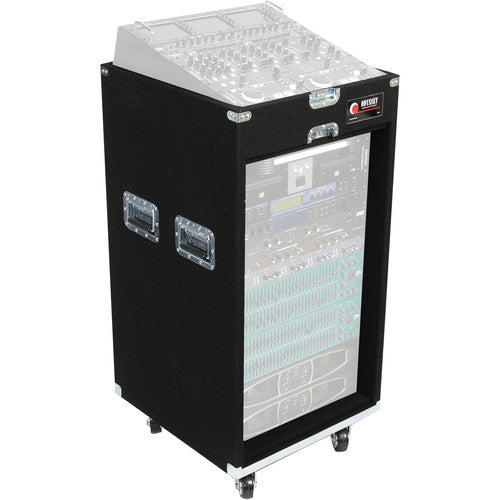 Odyssey CXP1118W Carpeted Console Rack Case (Black)