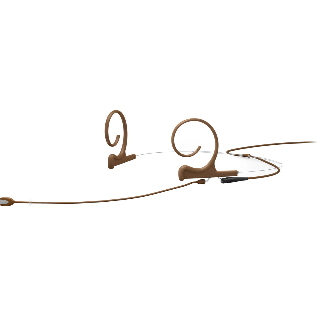 DPA Microphones d:fine Core 4166 Slim Omni Flex Headset Mic, 110mm Boom with 1/8" Mini Jack - Brown