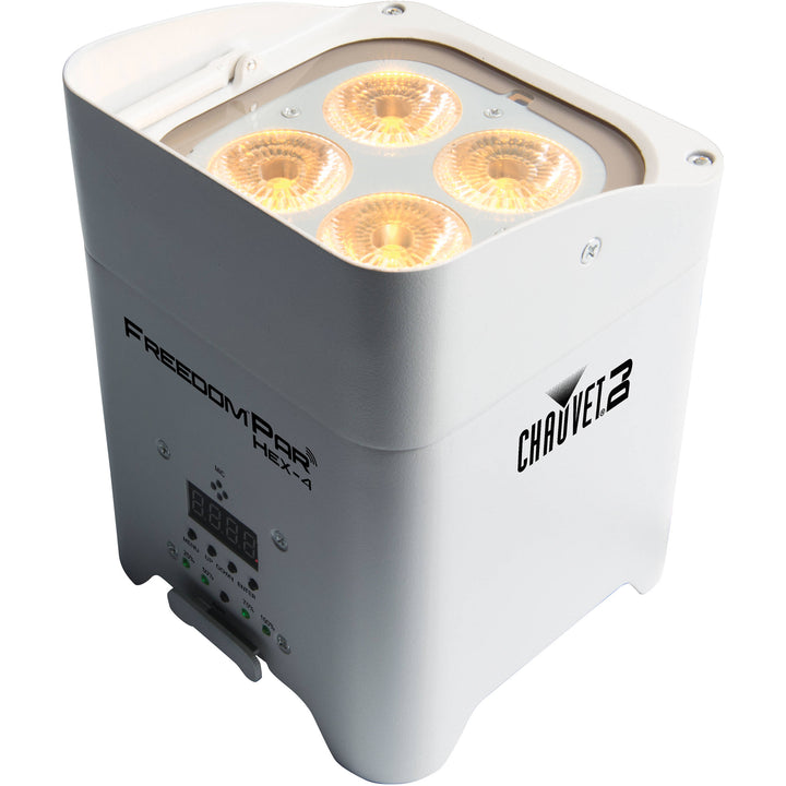 Chauvet DJ Freedom Par Hex-4 RGBAW+UV Battery Par Can White