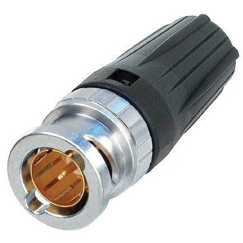 Neutrik NBNC75BTU11 - Rear Twist BNC Connector -1.1mm Pin with Black Boot