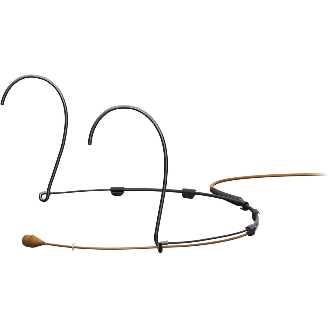 DPA Microphones d:fine Core 4066 Omnidirectional Headset Microphone w/ 3-Pin LEMO Connector - Medium, Brown
