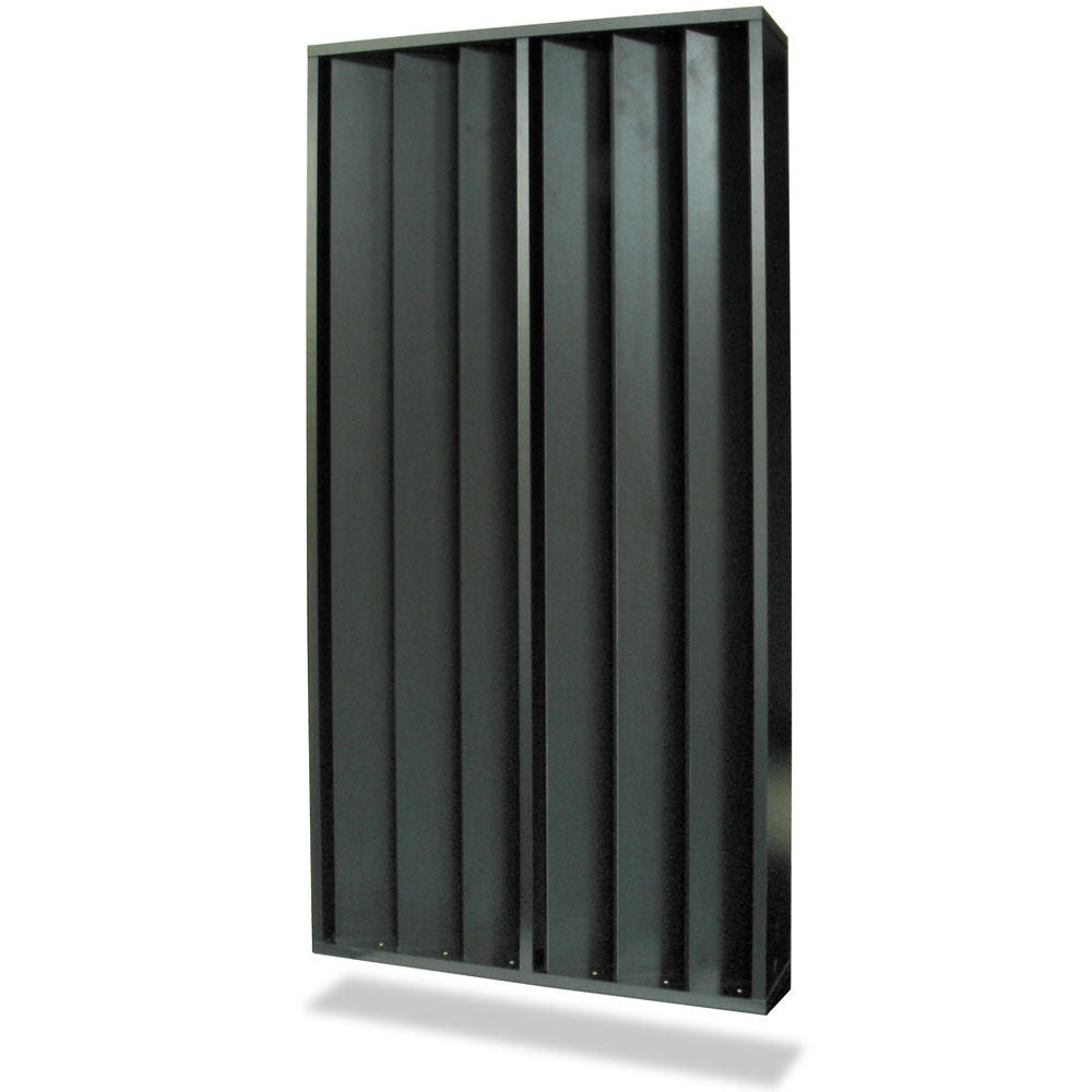 Primacoustic FlexiFuser Variable slat diffuser & absorber, 24'' x 48'' x 8'' (Black/Grey)