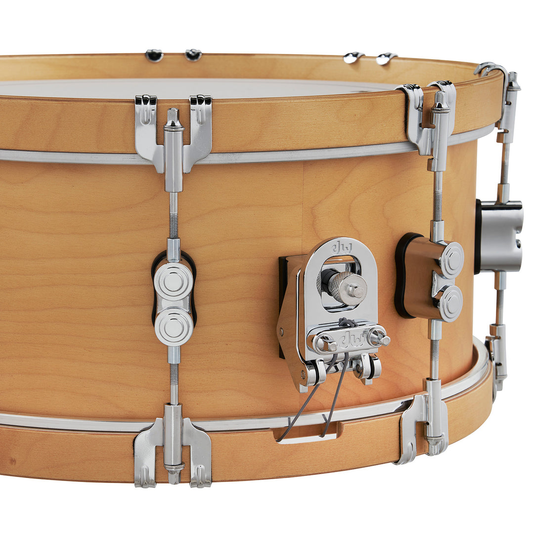 PDP Concept Maple Classic 6.5x14 Snare Drum - Natural Stain w/ Natural Stain Hoops