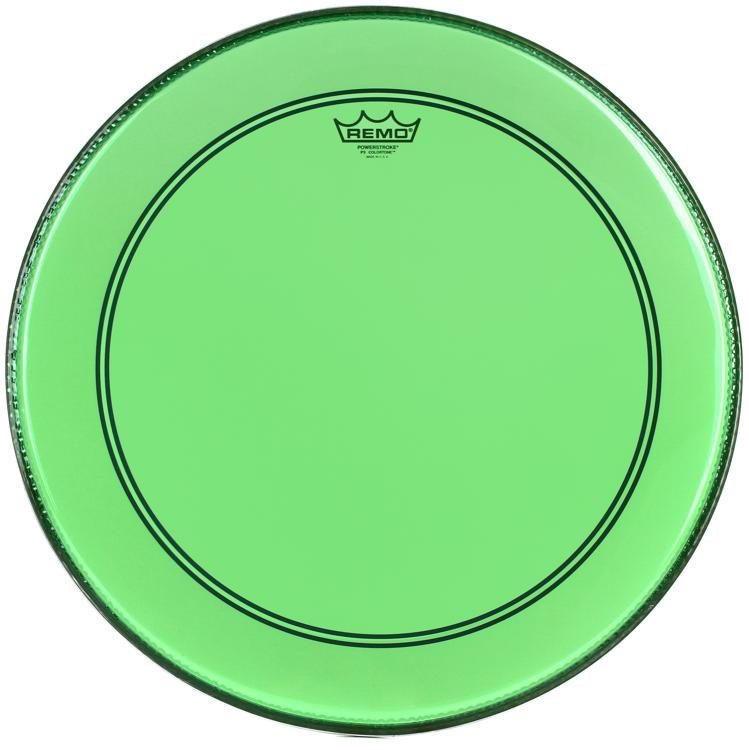 Remo P3-1320-CT-GN - 20'' Bass, P3, Colortone Green