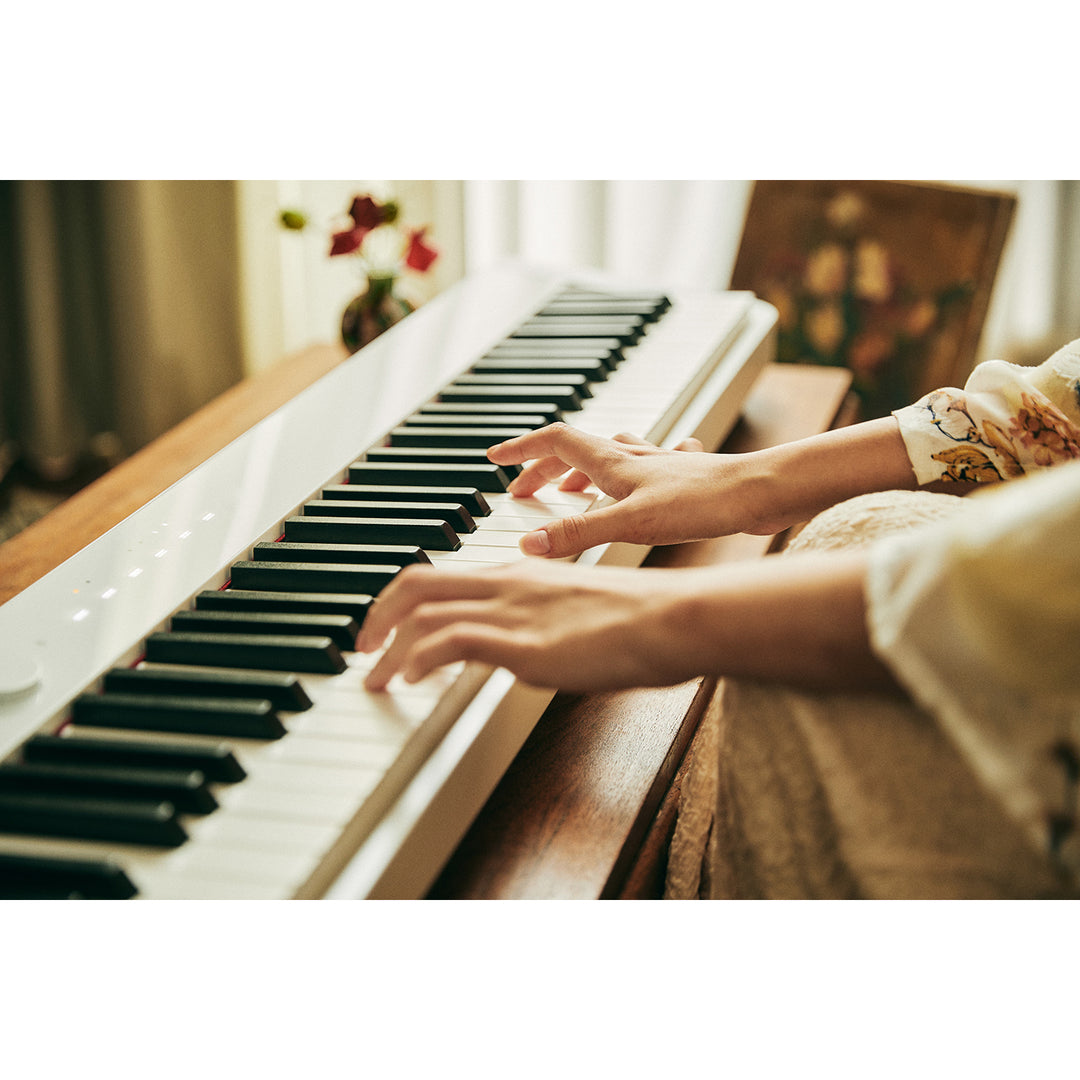 Casio PX-S1100 Digital 88-Key Piano w/ 18-Tones & Smart Scaled Action - White