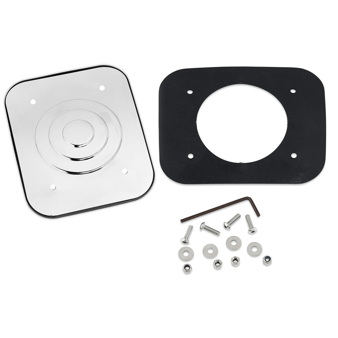 PDP PDAXBDMPLATE-CR Bass Drum Mount Hole Cover Plate - Chrome