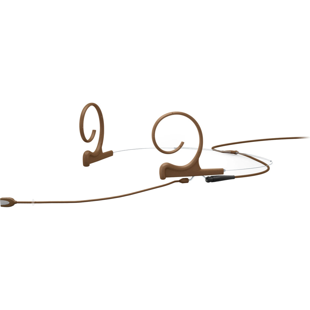 DPA Microphones d:fine Core 4188 Slim Directional Flex Headset Mic, 100mm Boom with MicroDot - Brown
