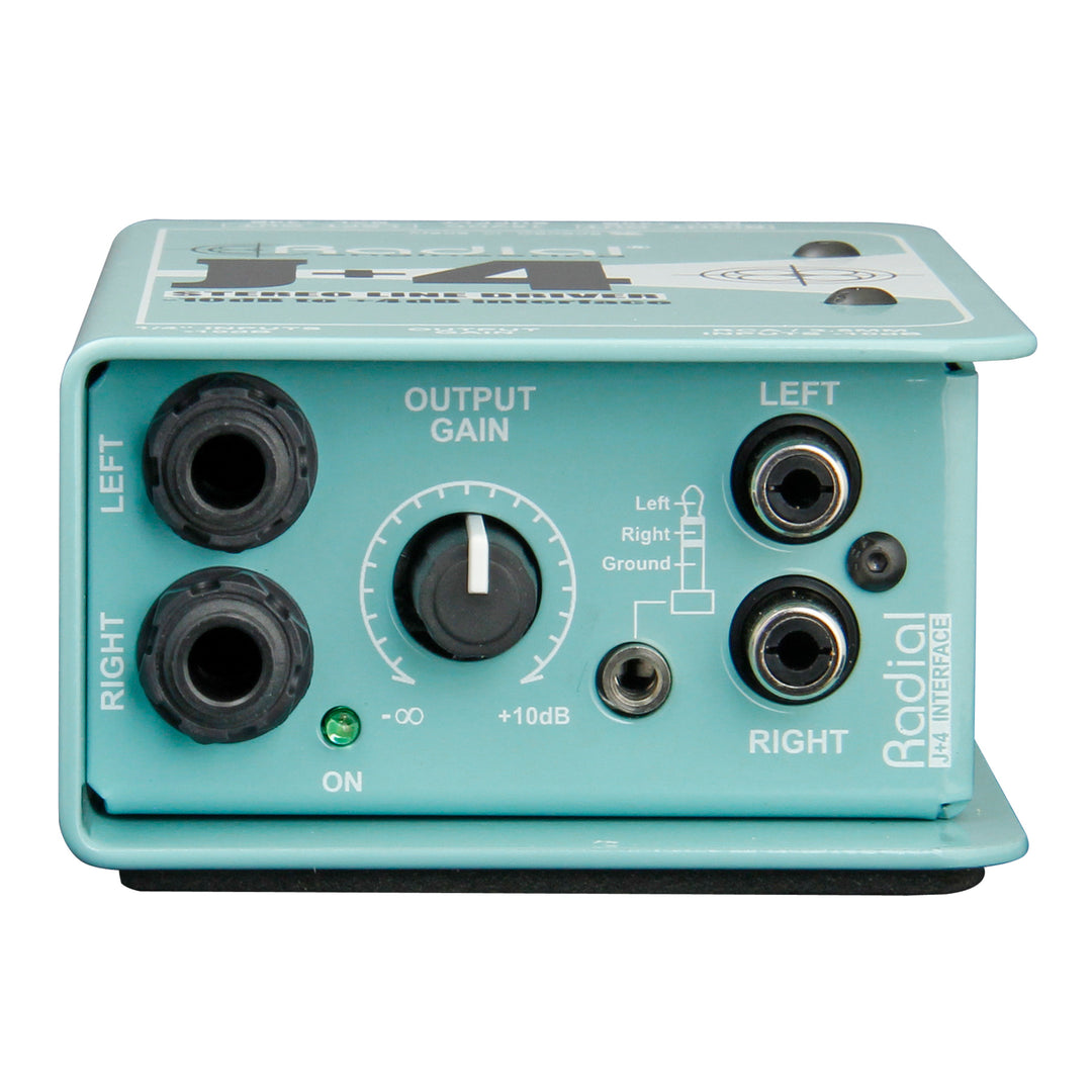 Radial J+4 Balanced Signal Line Driver -10dB to +4dB